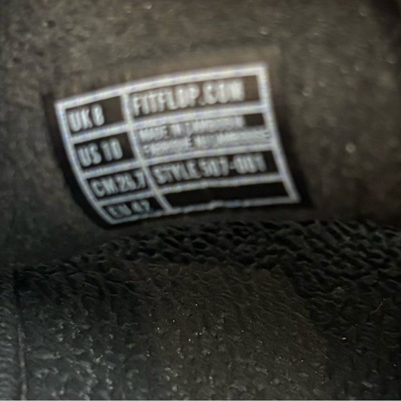 FITFLOP Sz 10 Novy Slip On Front Post Studded  Comfort Sole Trendy Edgy Sandals - Picture 6 of 7